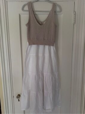 Elan Mixed Media Knit Dress